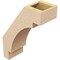 Ekena Millwork 5-inch W x 12-inch D x 16-inch H Merced Rough Cedar Woodgrain TimberThane Knee Brace, Primed BRCUR05X12X16MRCRCPR - alternate 2
